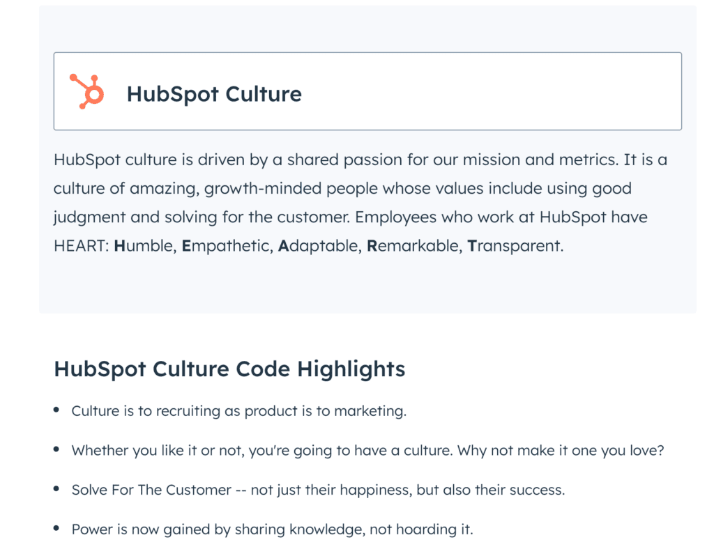HubSpot's Culture Code